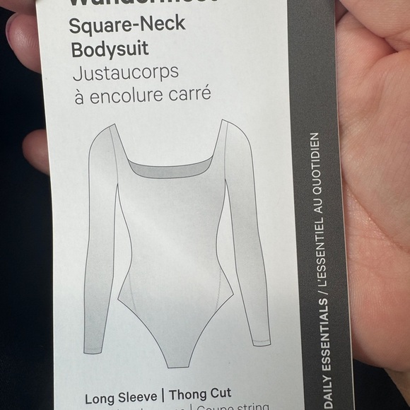 Lululemon Wundermost Square-Neck Long Sleeve Bodysuit Shine - Picture 8 of 10